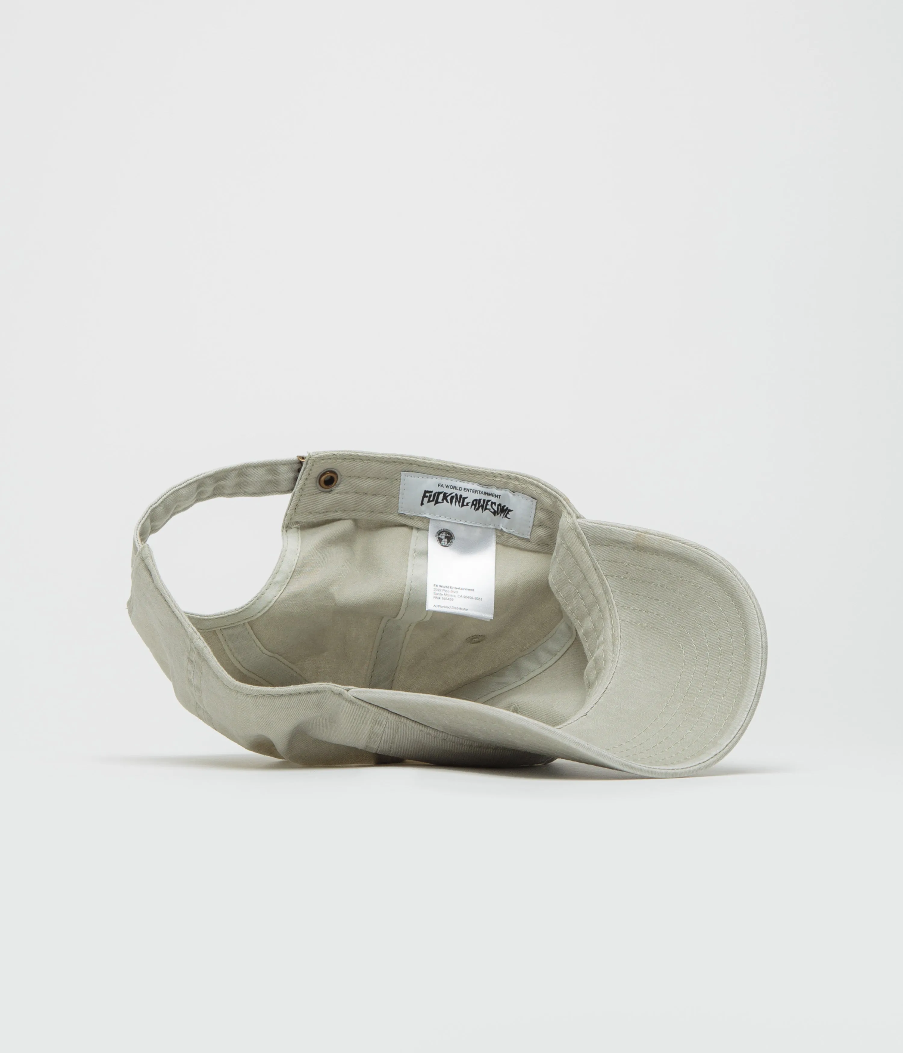 Fucking Awesome Tonal Little Stamp Logo Cap - Stone