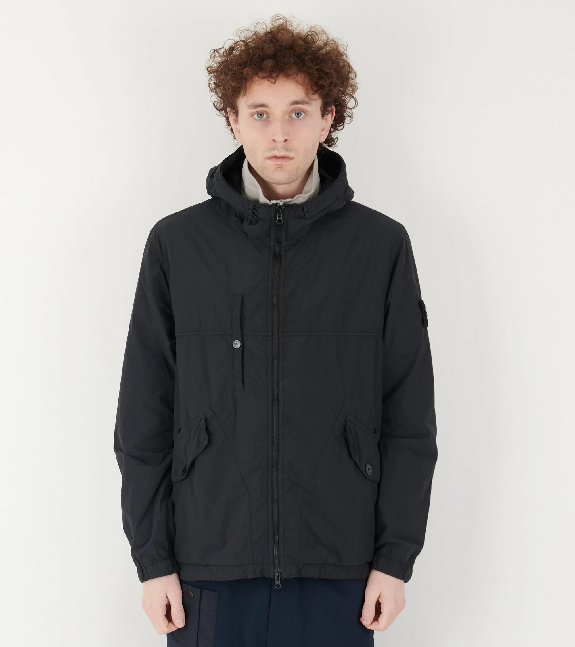 Ghost Nylon Smerigliato Jacket Black