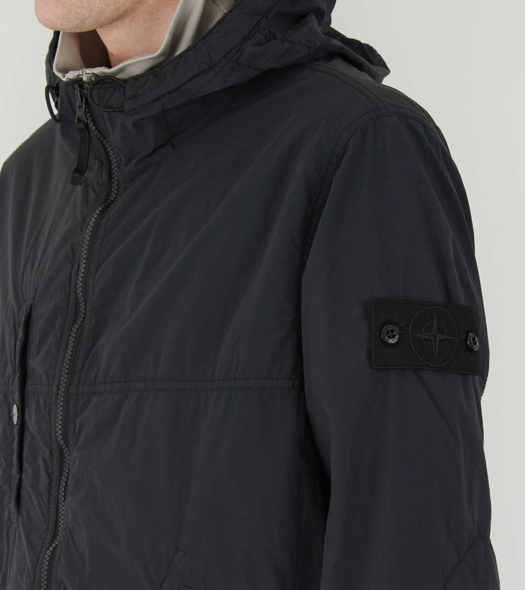 Ghost Nylon Smerigliato Jacket Black