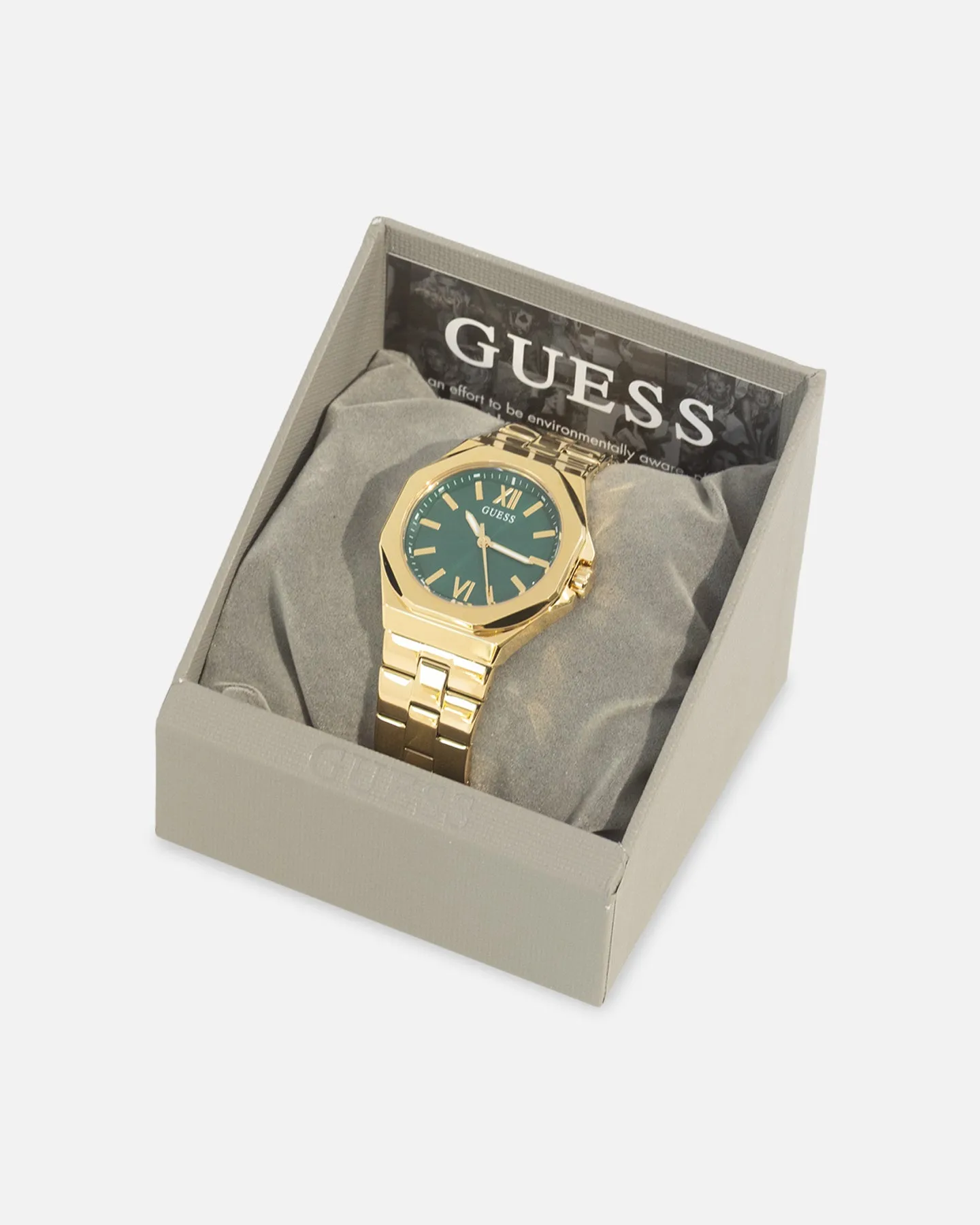 Guess Mainline Women's Empress Bracelet Watch Gold/Green