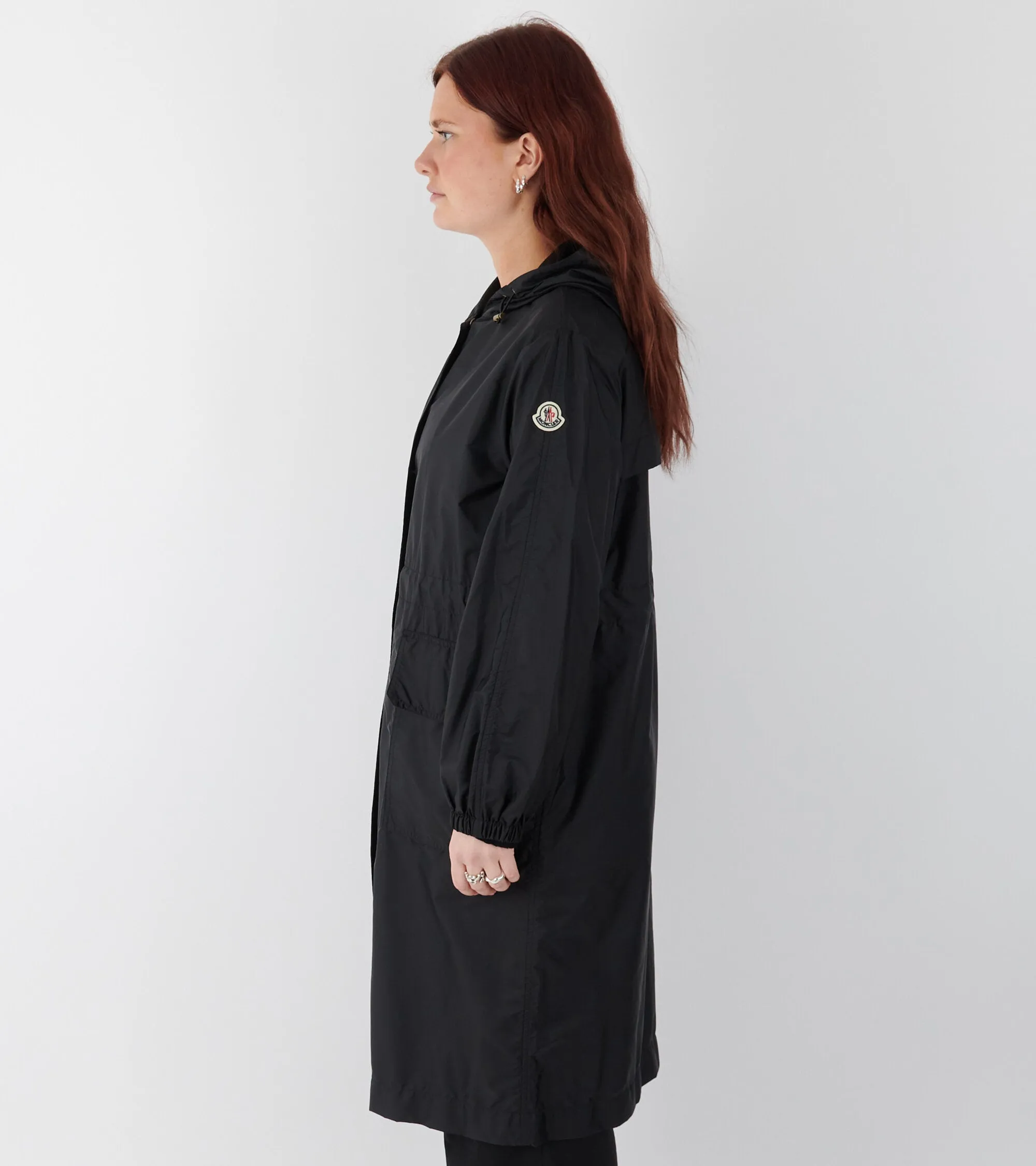 Hiengos Hooded Rain Coat Black