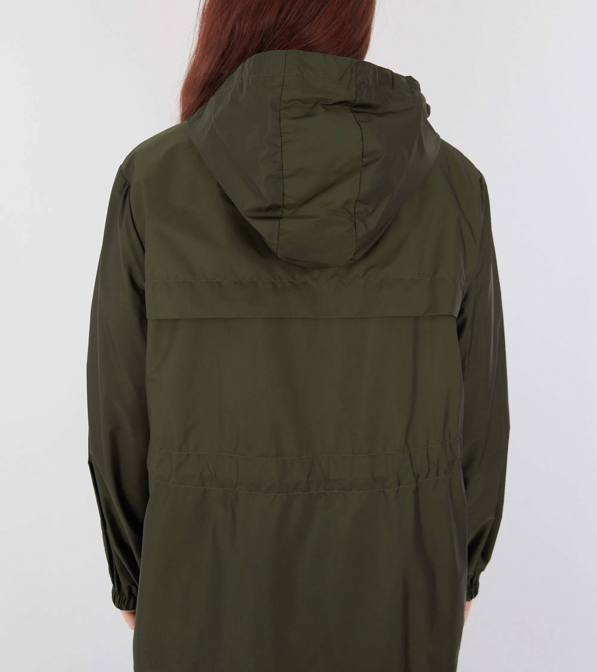 Hiengos Hooded Rain Coat Dark Green