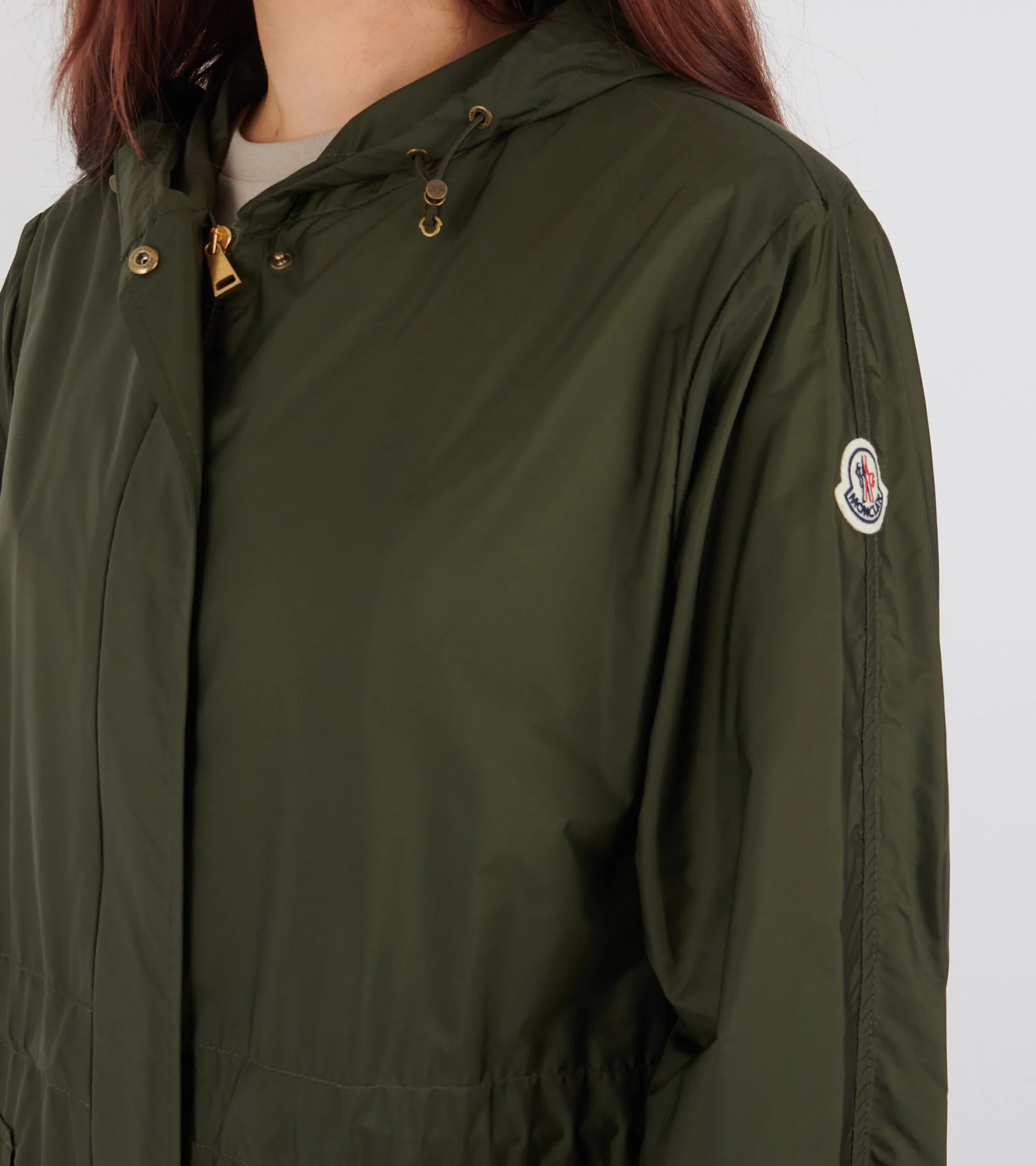 Hiengos Hooded Rain Coat Dark Green