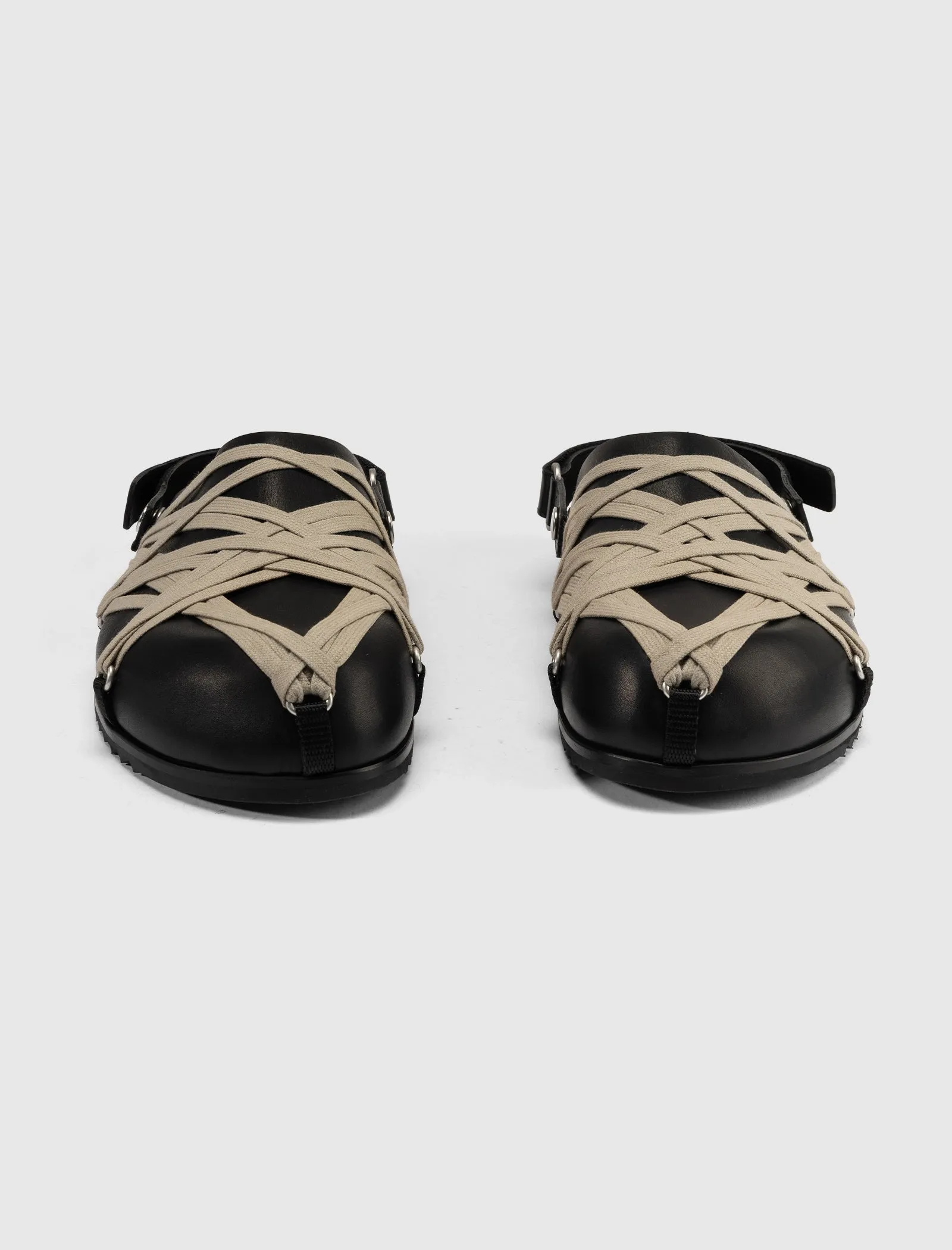 HOLLYWOOD MEGALACED MULE  GRANOLA/BLACK 