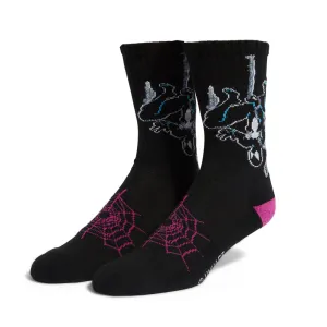 HUF HANGIN' OUT SOCK // BLACK