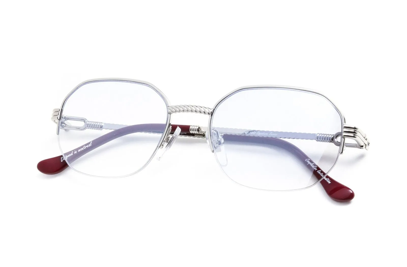 Hustler Half Rim 18KT White Gold