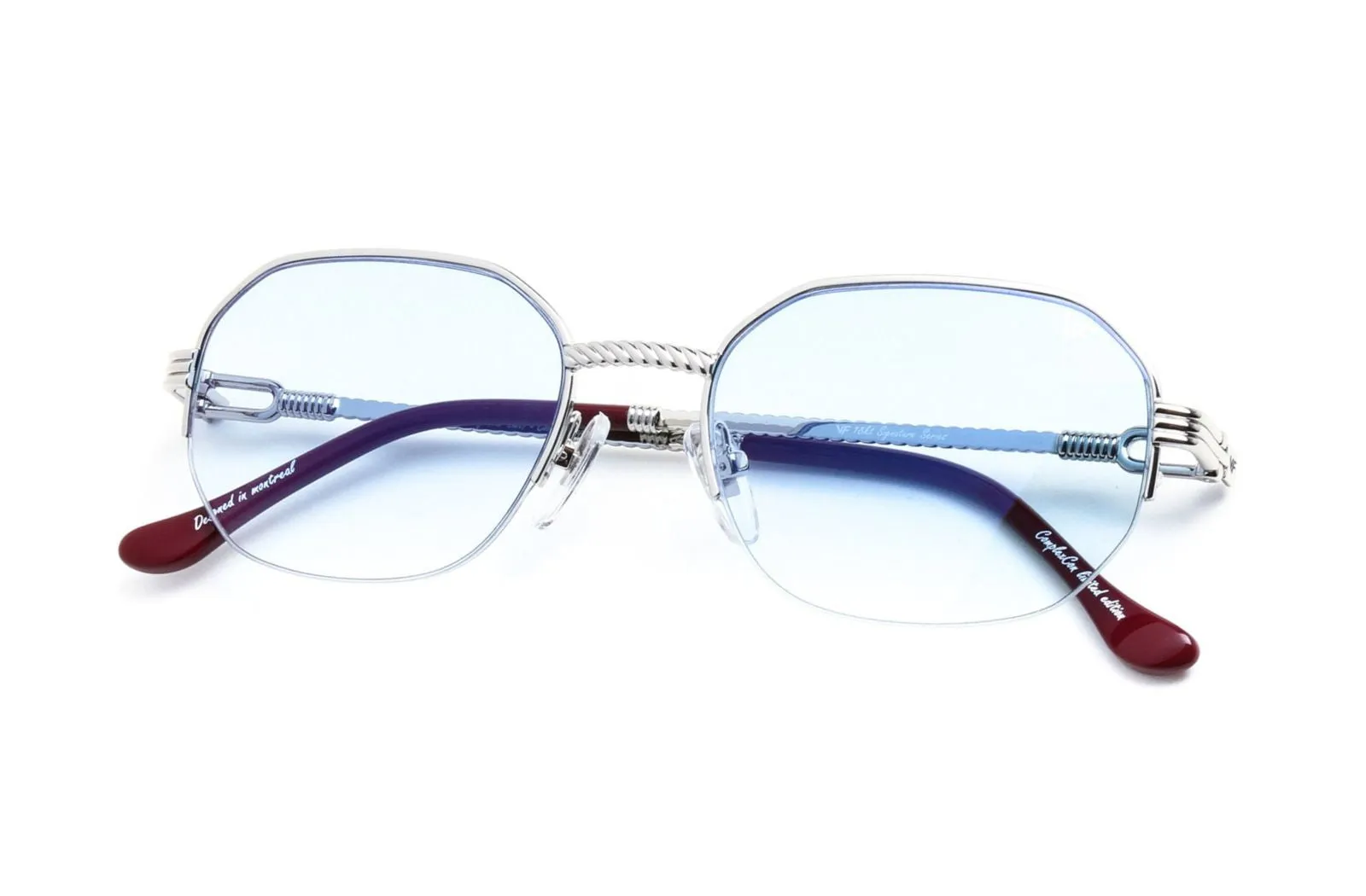 Hustler Half Rim 18KT White Gold