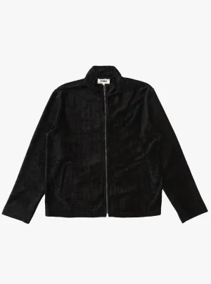 Interceptor Velour Cord Jacket Black