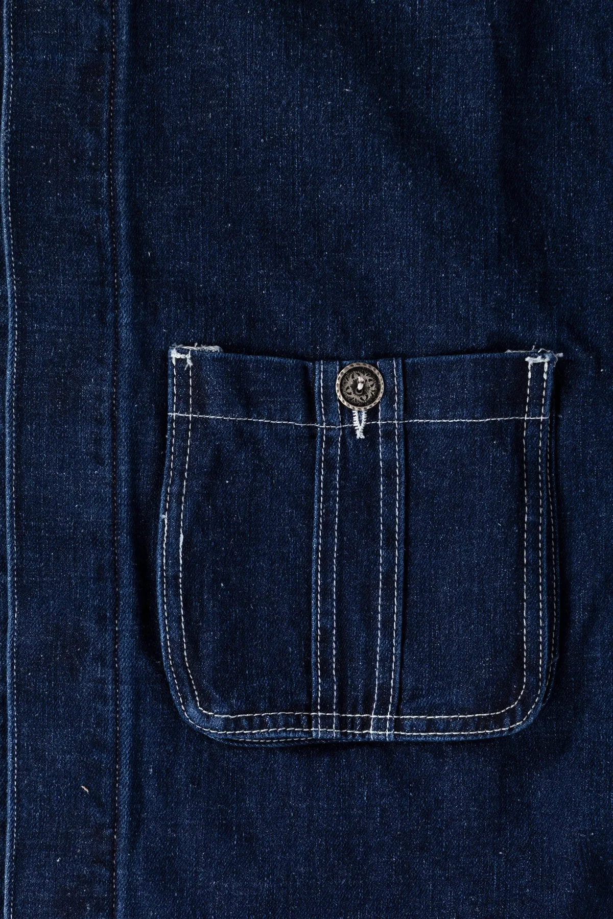 Into The Mystic Hemp Denim Overshirt - Dark Wash