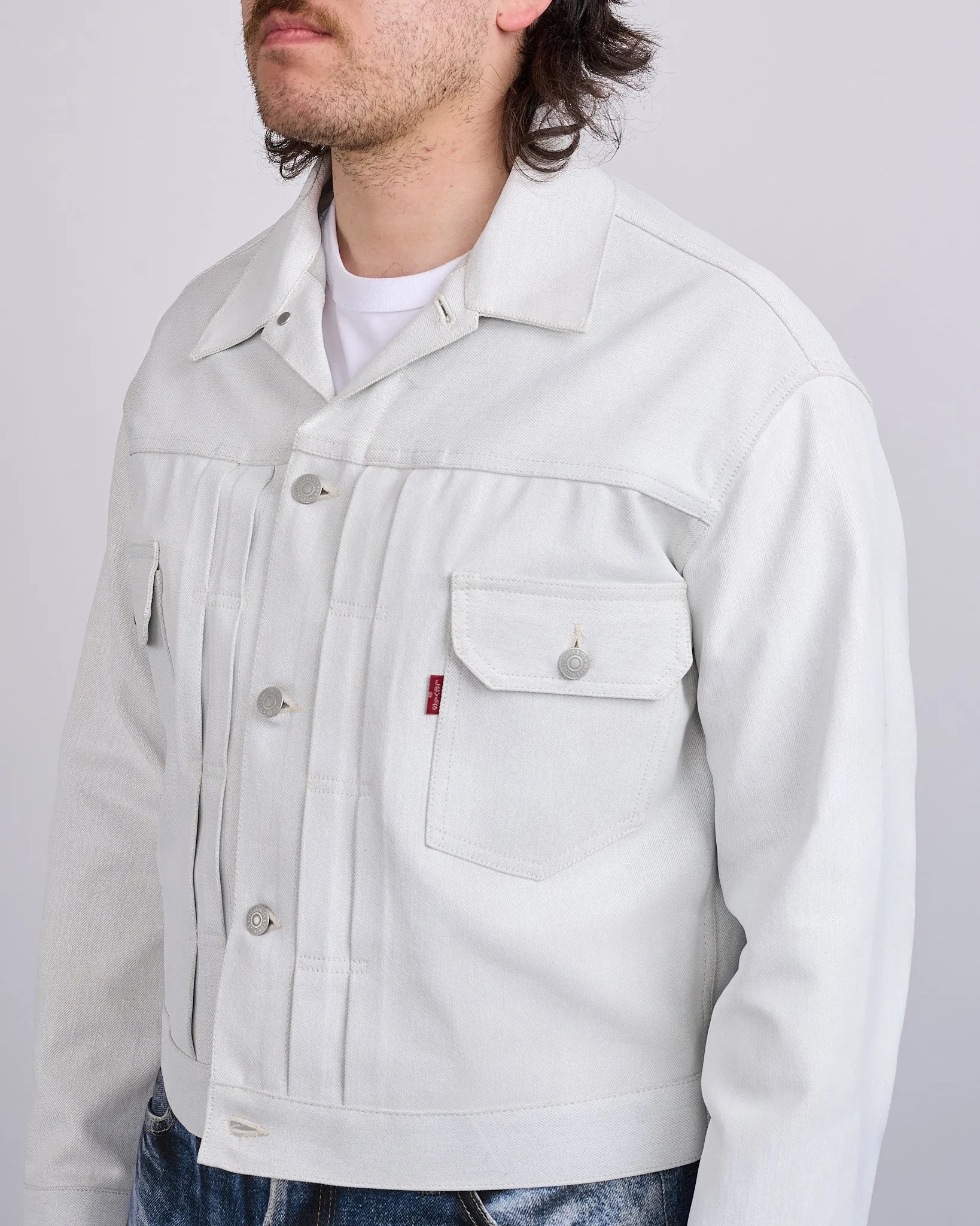 Junya Watanabe MAN Levi's Foil Print Jacket Off White
