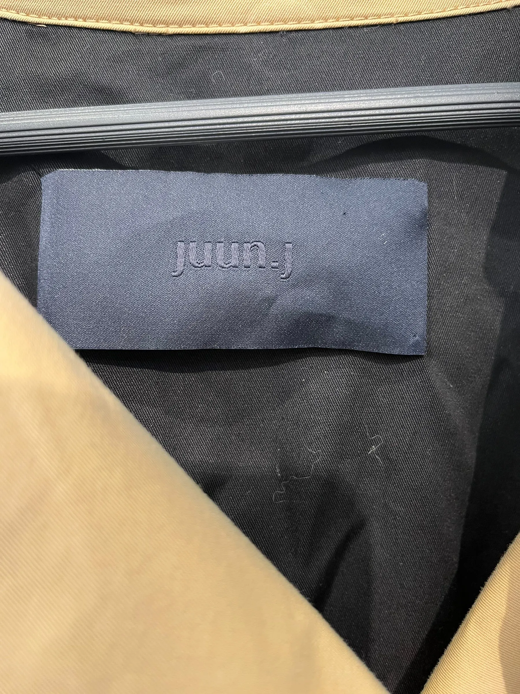 Juun.J/Trench Coat/50/Cotton/BEG/DENIM LAYERED