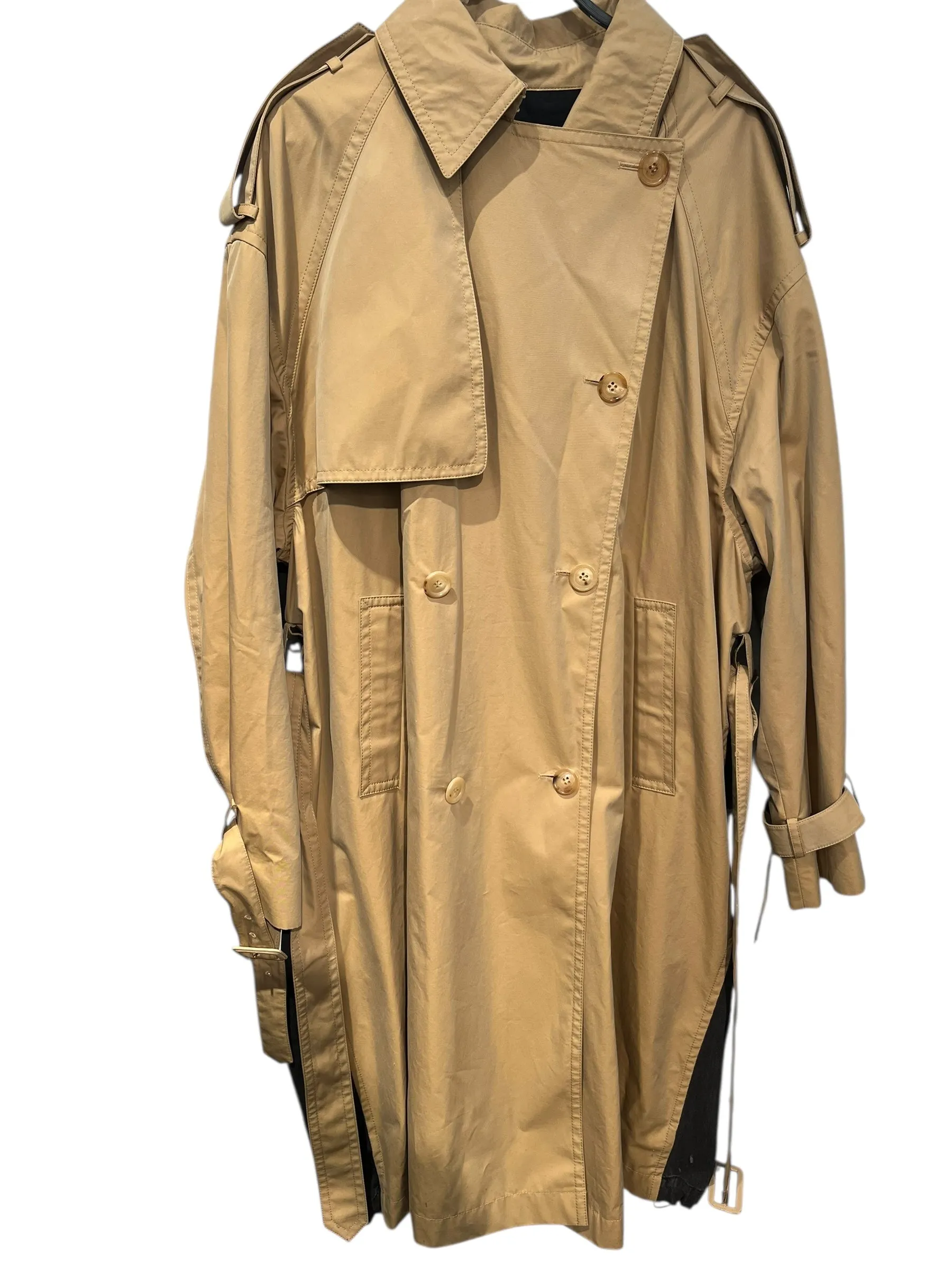 Juun.J/Trench Coat/50/Cotton/BEG/DENIM LAYERED