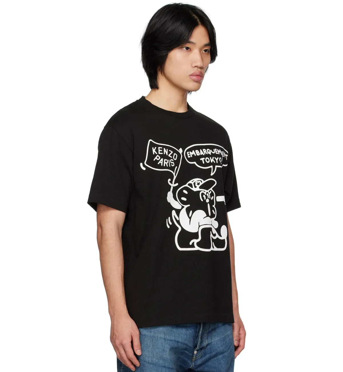 Kenzo Boke Boy Logo T-shirt (Black) Tokyo Front