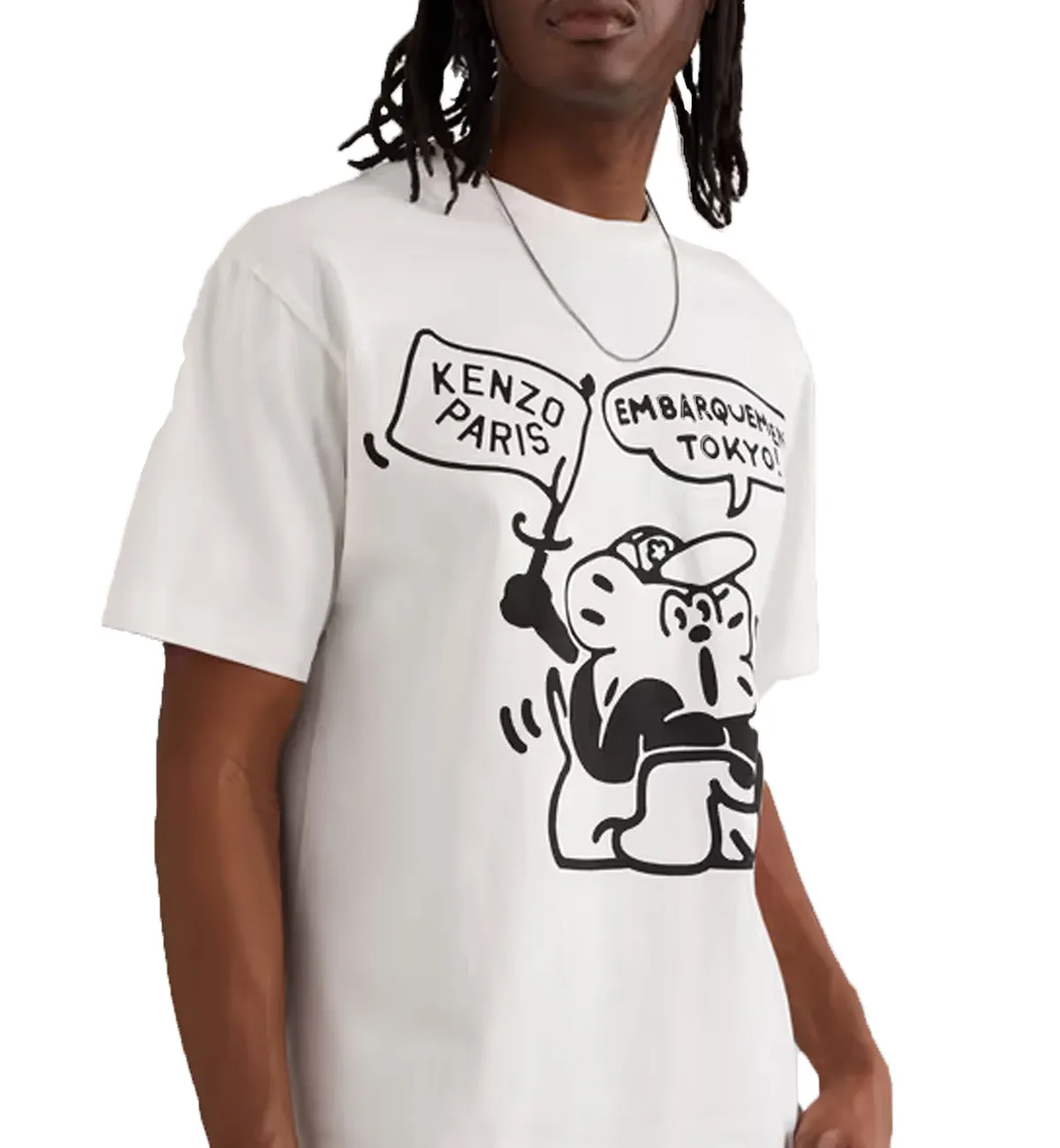 Kenzo Boke Boy Logo T-shirt (White) Tokyo Front