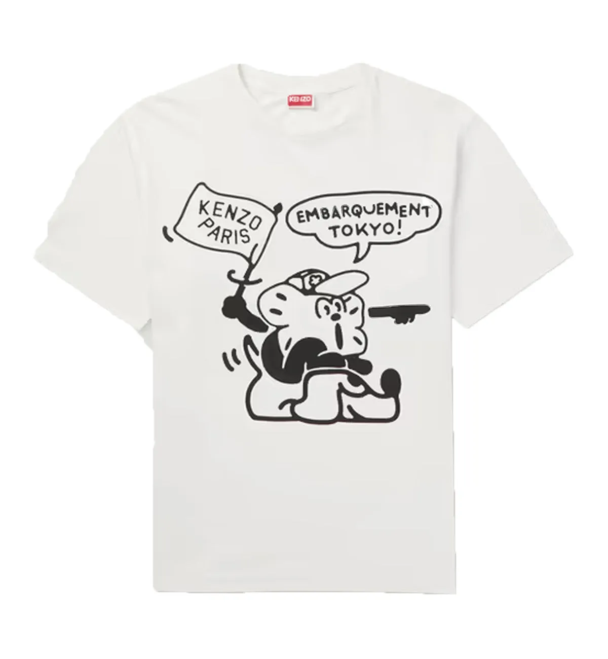 Kenzo Boke Boy Logo T-shirt (White) Tokyo Front