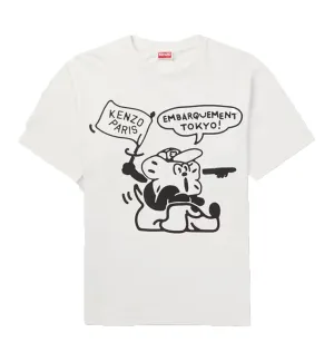 Kenzo Boke Boy Logo T-shirt (White) Tokyo Front