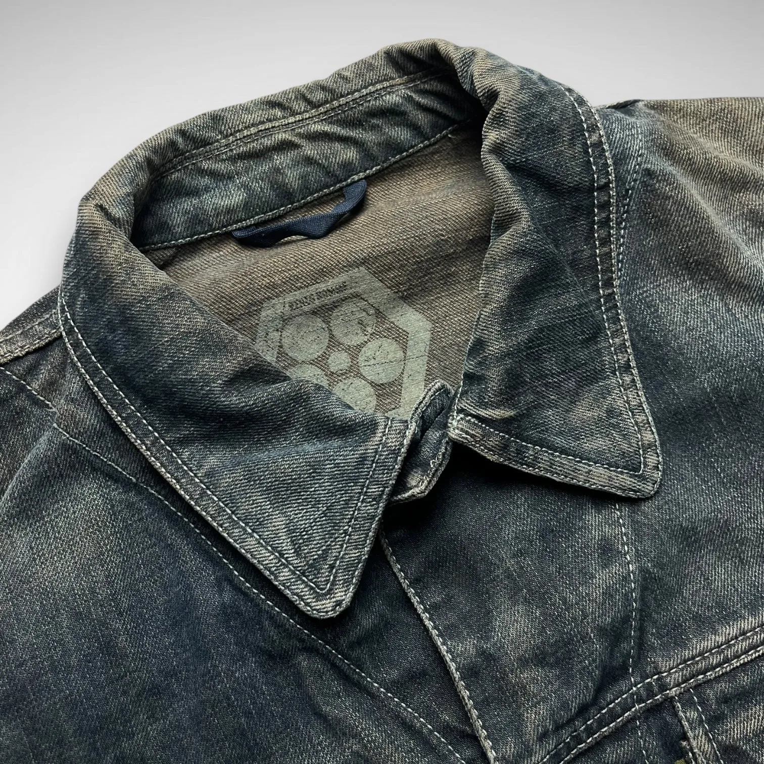 Kenzo Dark Wash Denim Jacket (2000s)