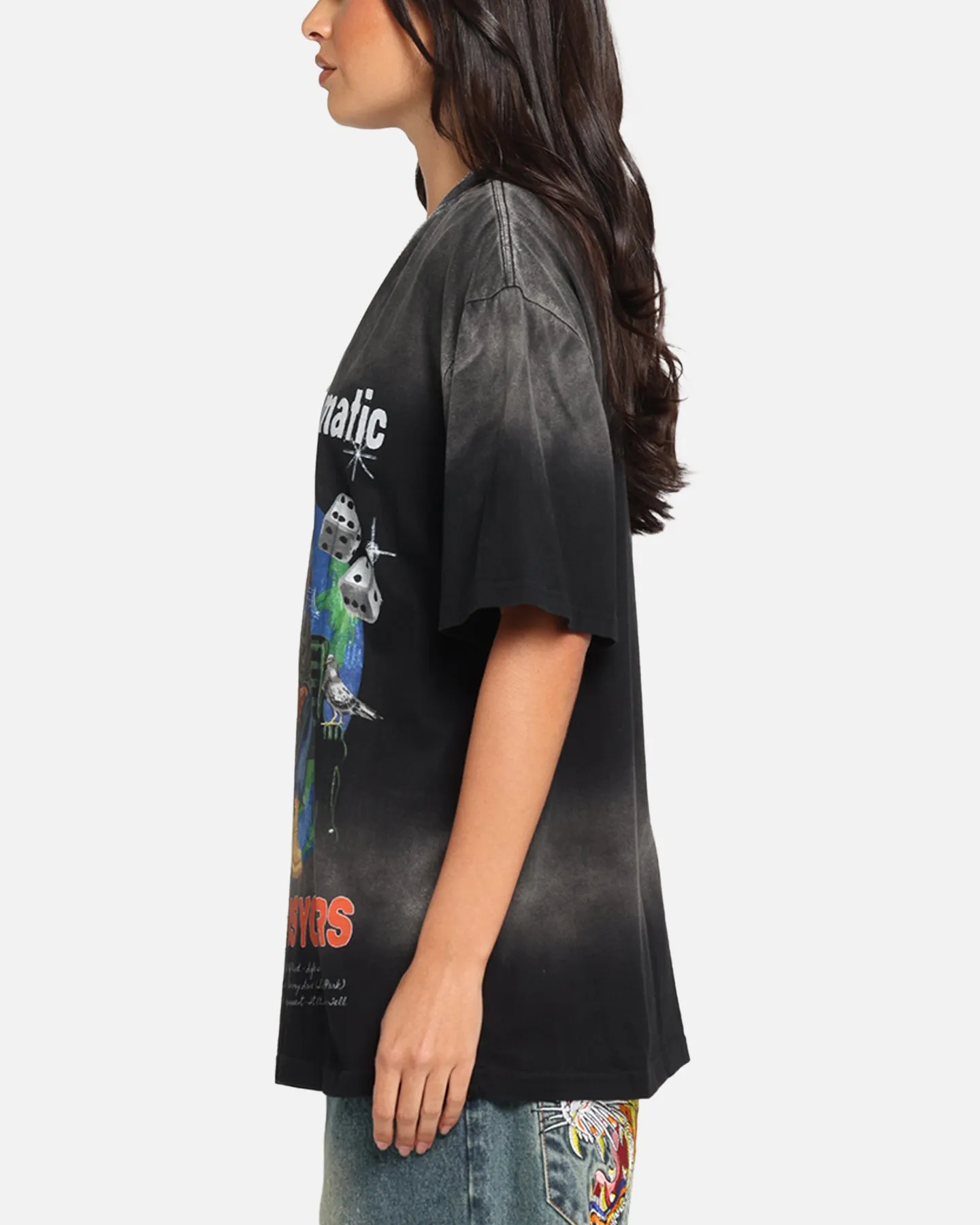 Nas The World Is Yours T-Shirt Washed Black