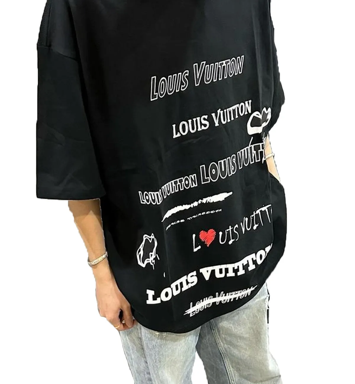 Nocimh x LV Word Tee (Black)