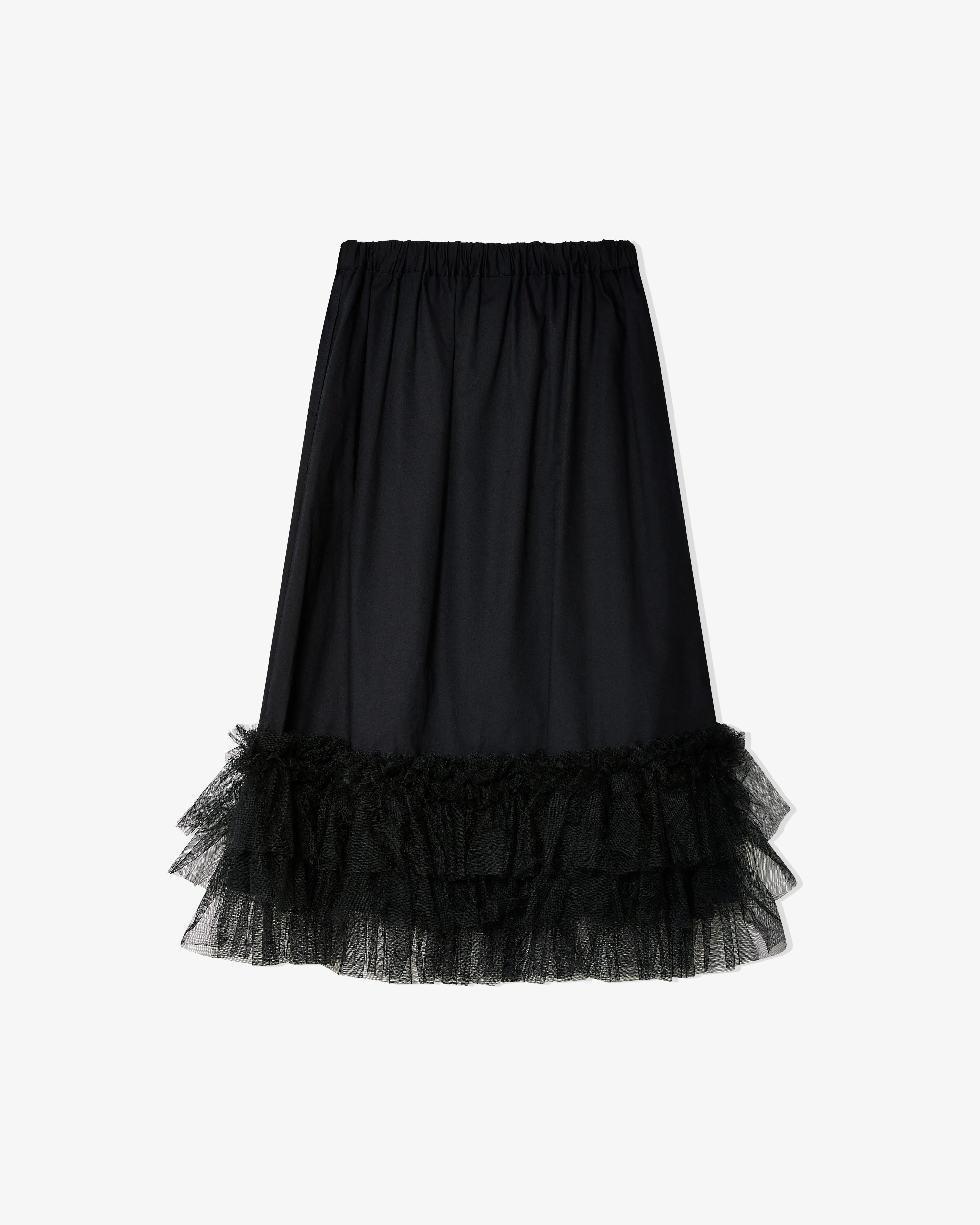 Noir Kei Ninomiya - Women's Layered Nylon Tulle Skirt - (Black)