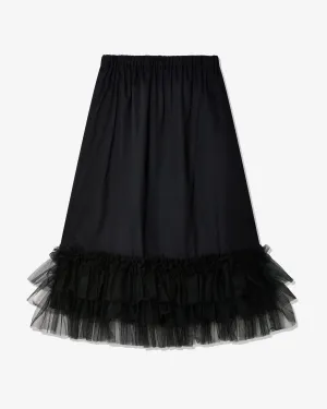 Noir Kei Ninomiya - Women's Layered Nylon Tulle Skirt - (Black)
