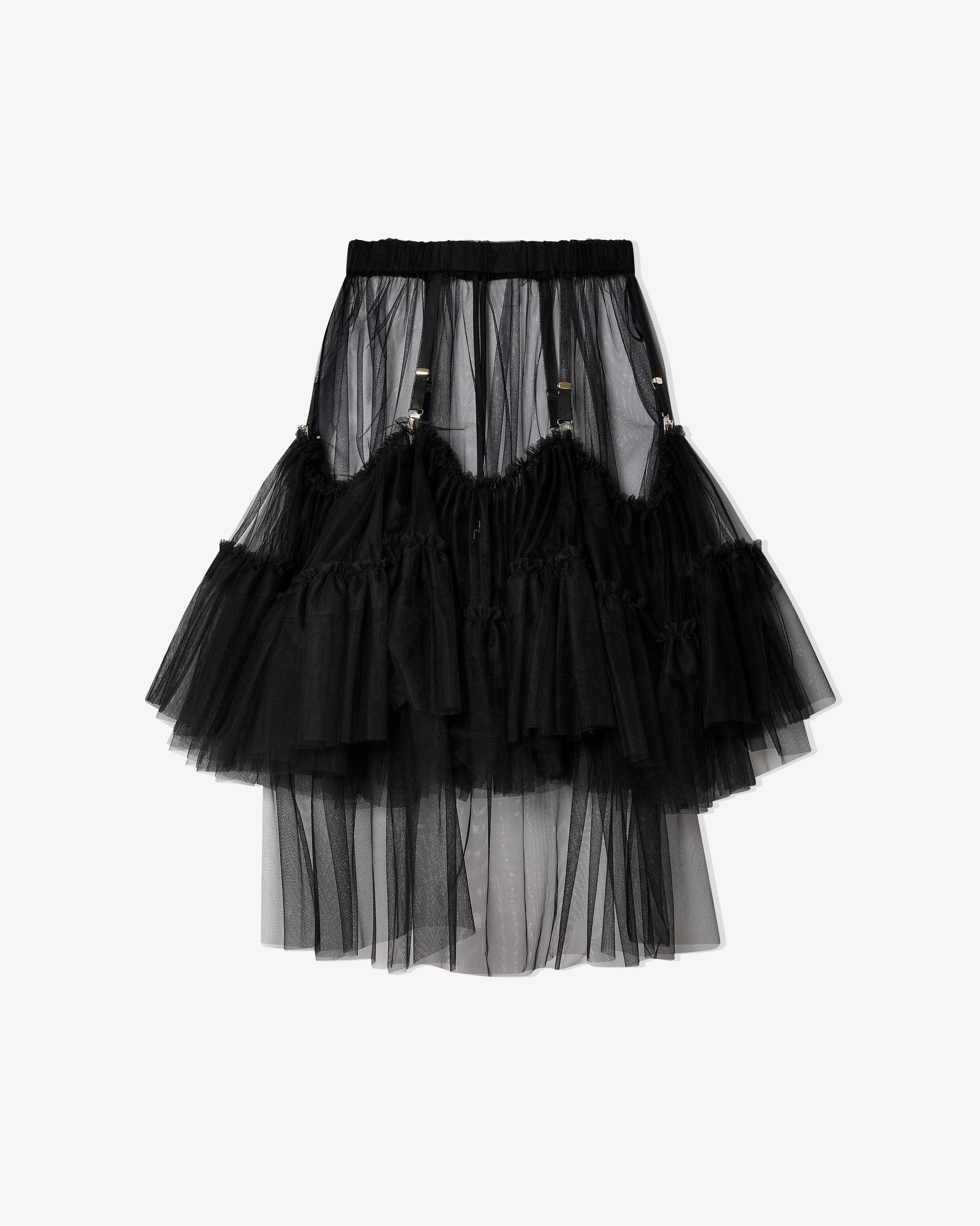 Noir Kei Ninomiya - Women's Long Skirt - (Black)