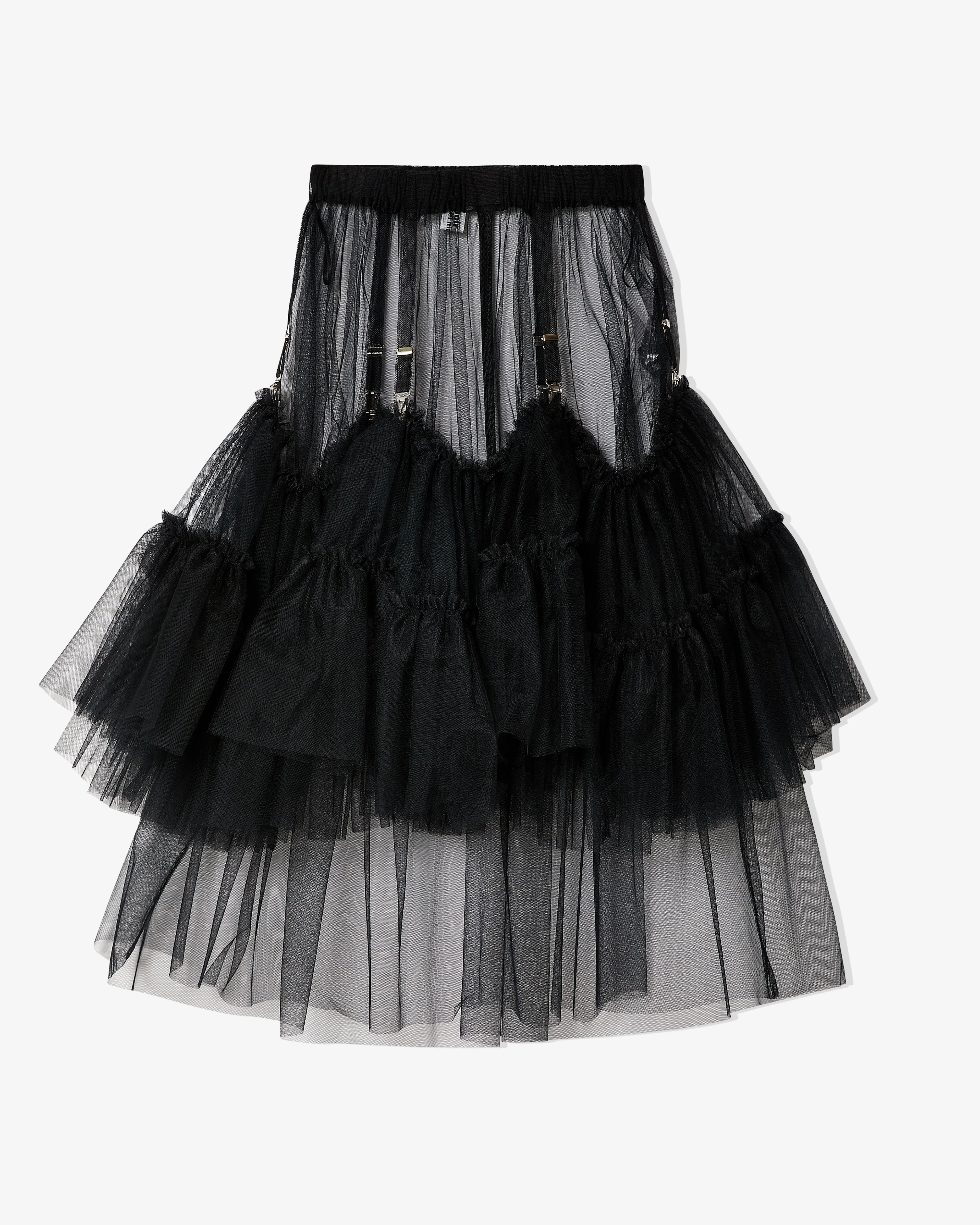 Noir Kei Ninomiya - Women's Long Skirt - (Black)