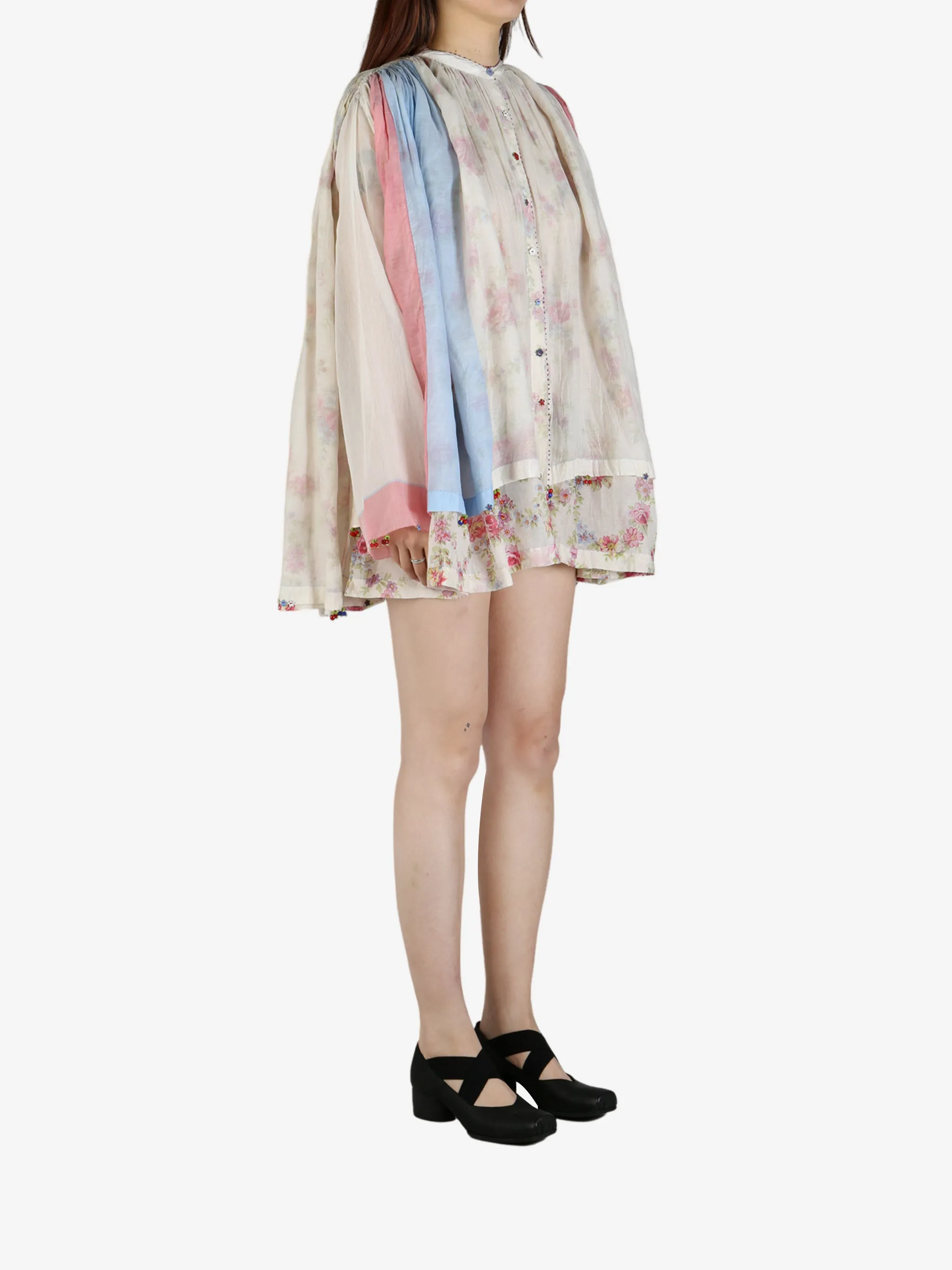 PERO - Women Layered Floral Shirt