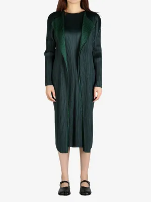 PLEATS PLEASE ISSEY MIYAKE - Women Merry Bicolor Coat