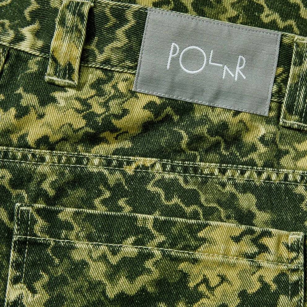 Polar 93! Denim Work Pant // Camo Green