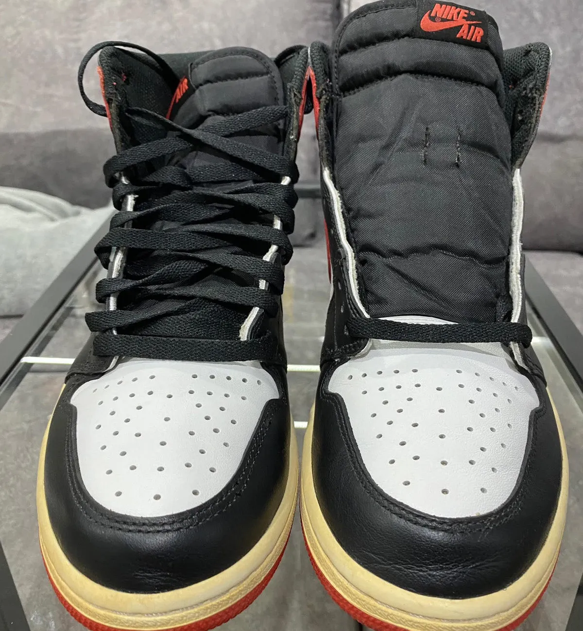 [Pre-Used] AJ1 High Track Red