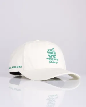 Reigning Champ Azalea Snapback Cap Ivory Green