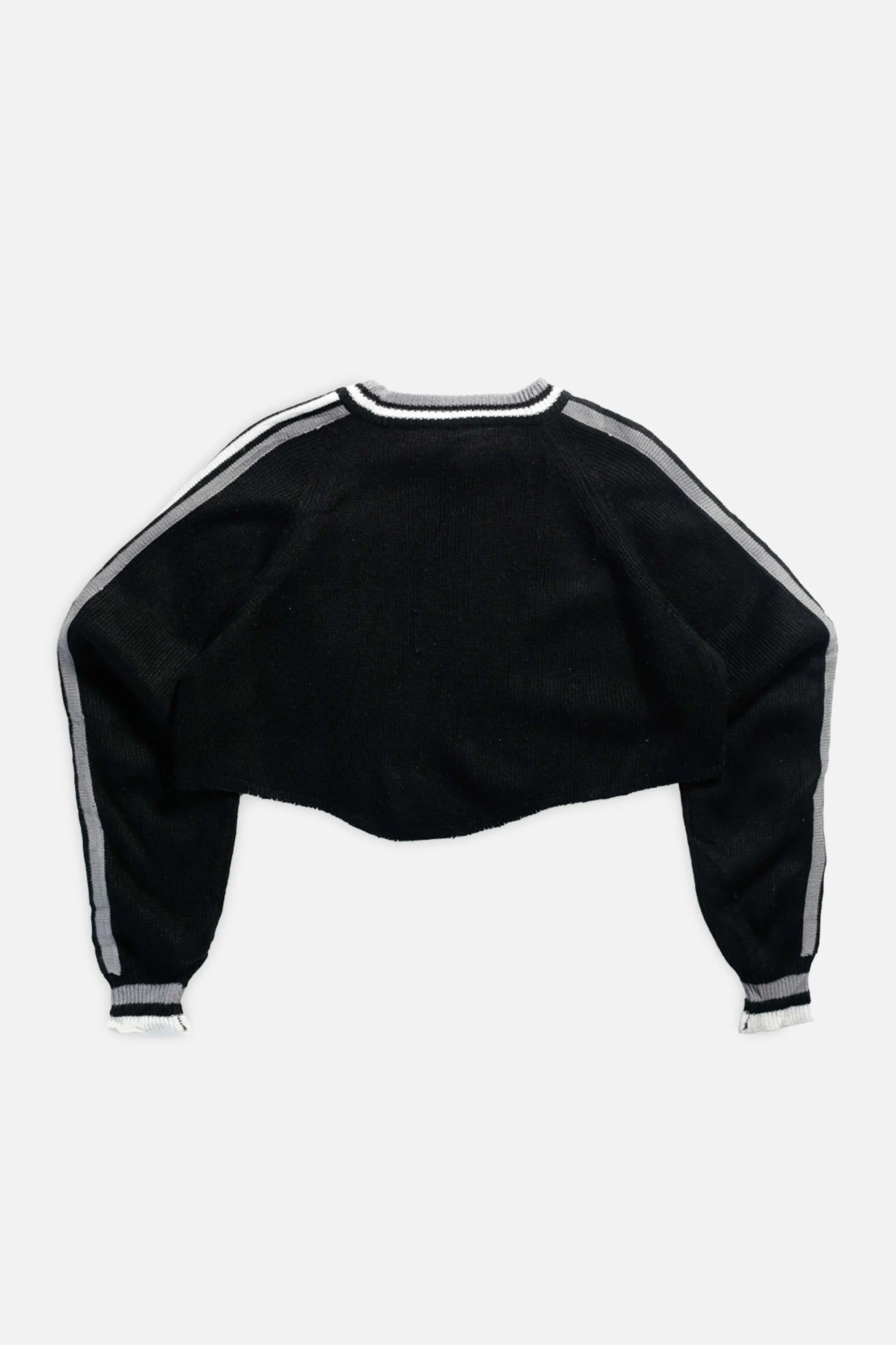 Rework Crop Knit Sweater - M