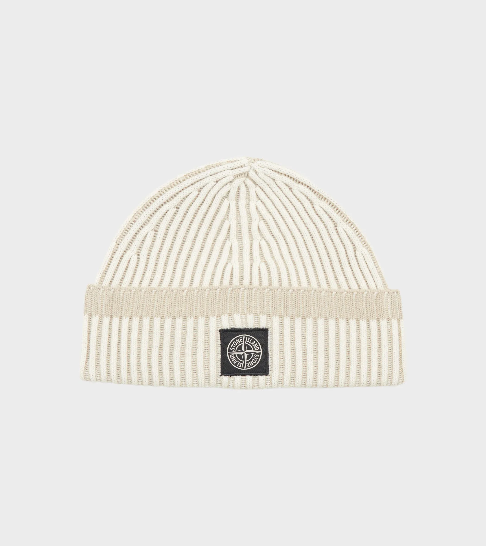 Rib Wool Logo Beanie Off-white/Beige