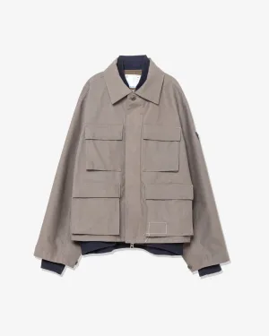 sacai - Men's WTAPS Collared Jacket - (Taupe)
