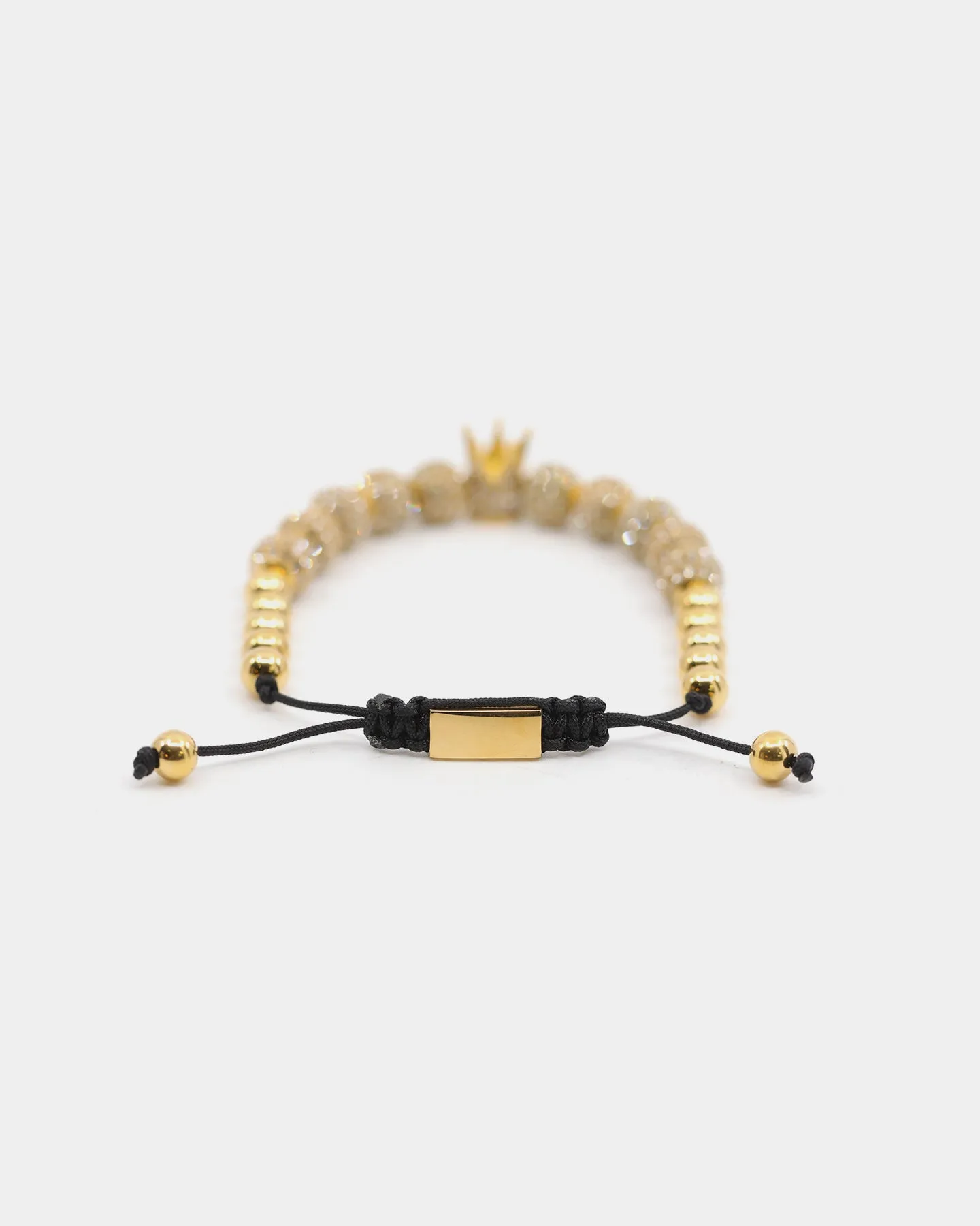 Saint Morta Crown Bracelet Iced Gold