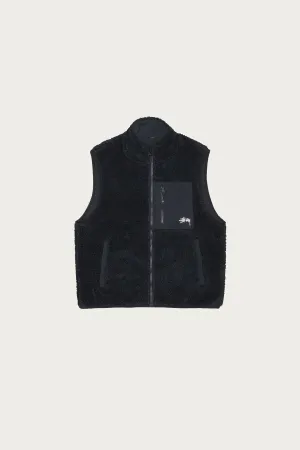 Sherpa Reversible Vest - Black