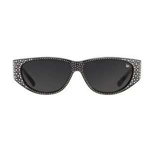 Slash Black Acetate Swarovski Crystals and Pearls Edition