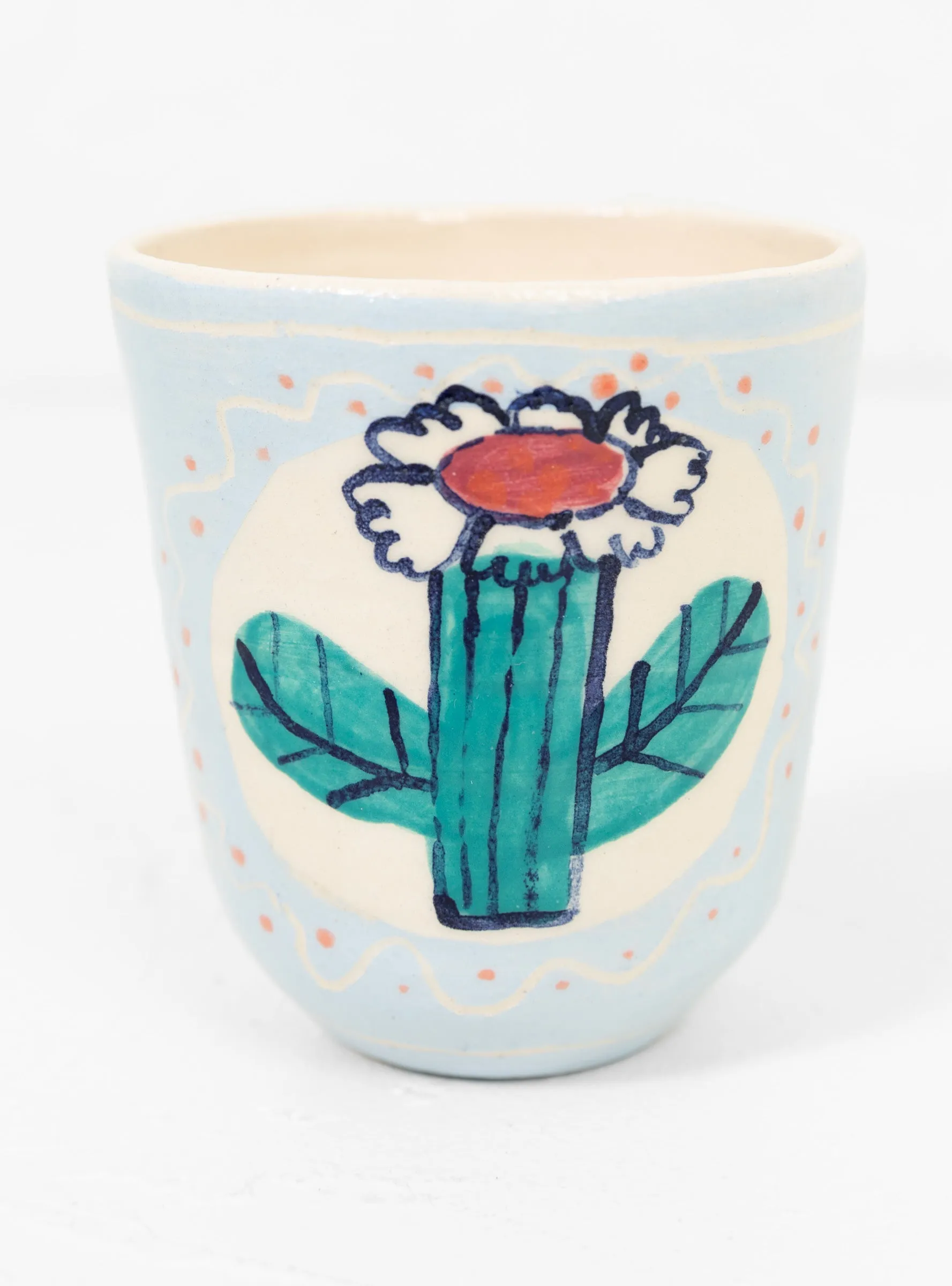 Slipware Flower Tumbler