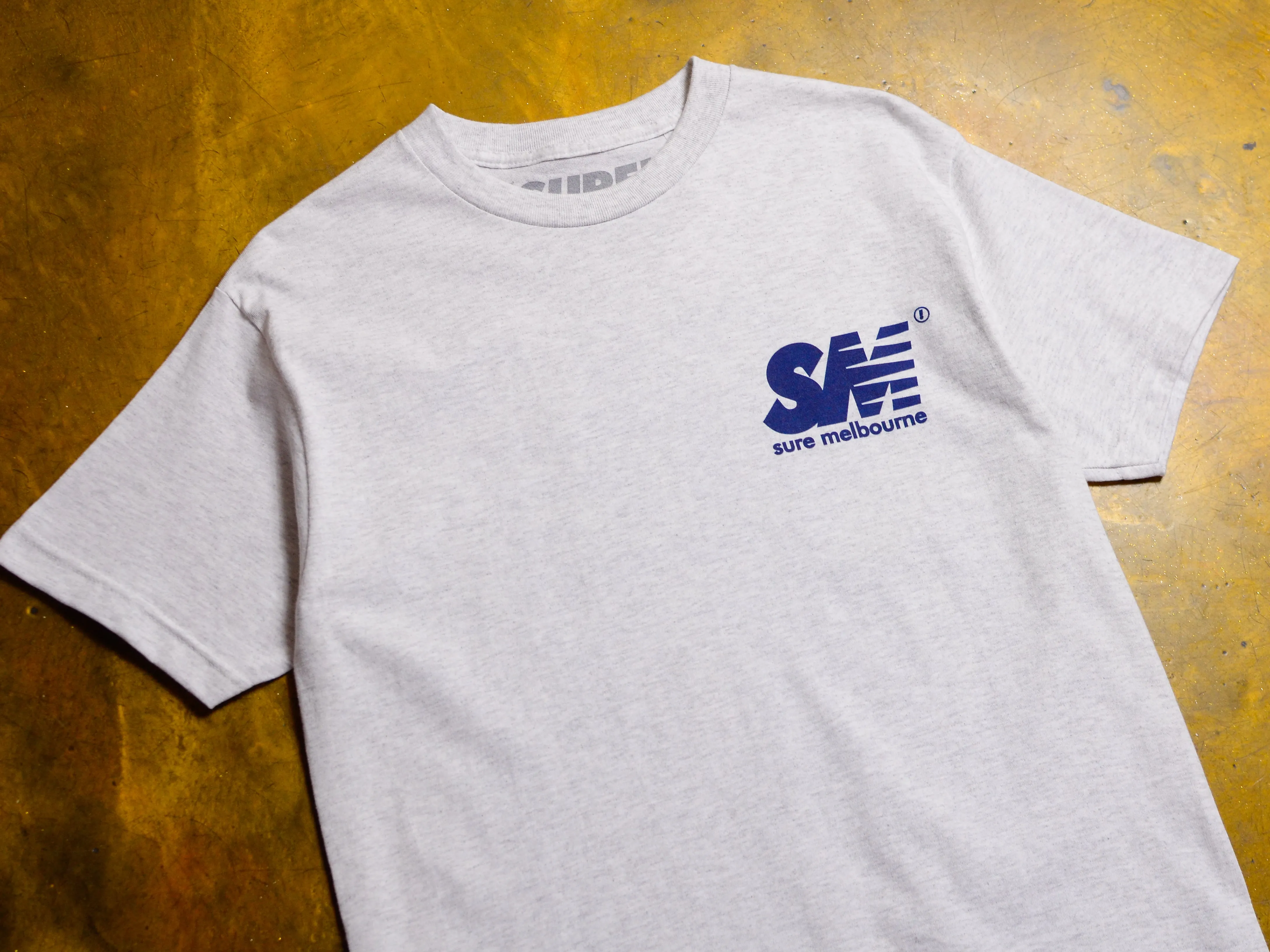 SM T-Shirt - Ash / Navy