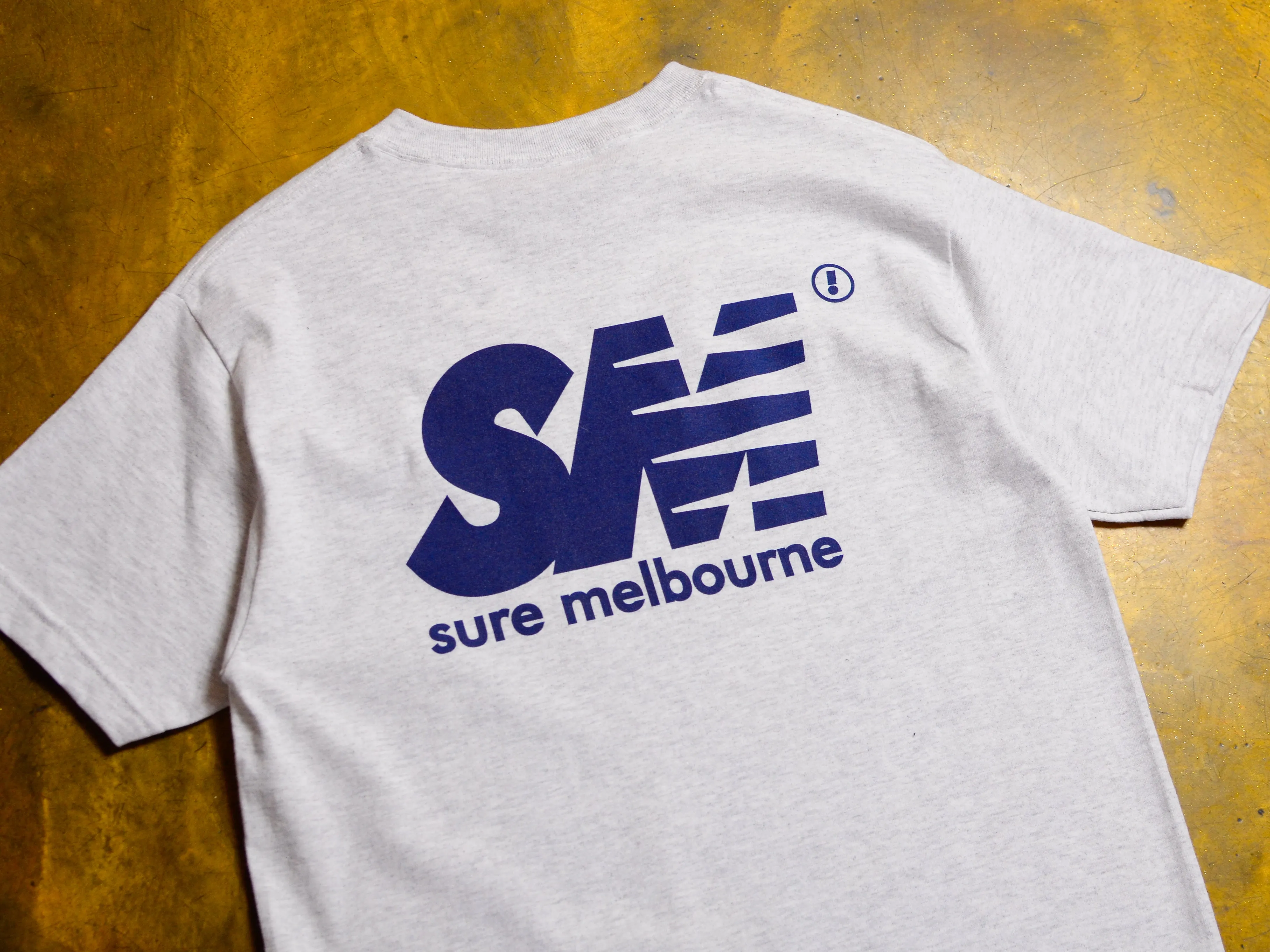 SM T-Shirt - Ash / Navy