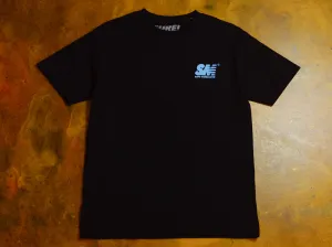 SM T-Shirt - Black / Cyan