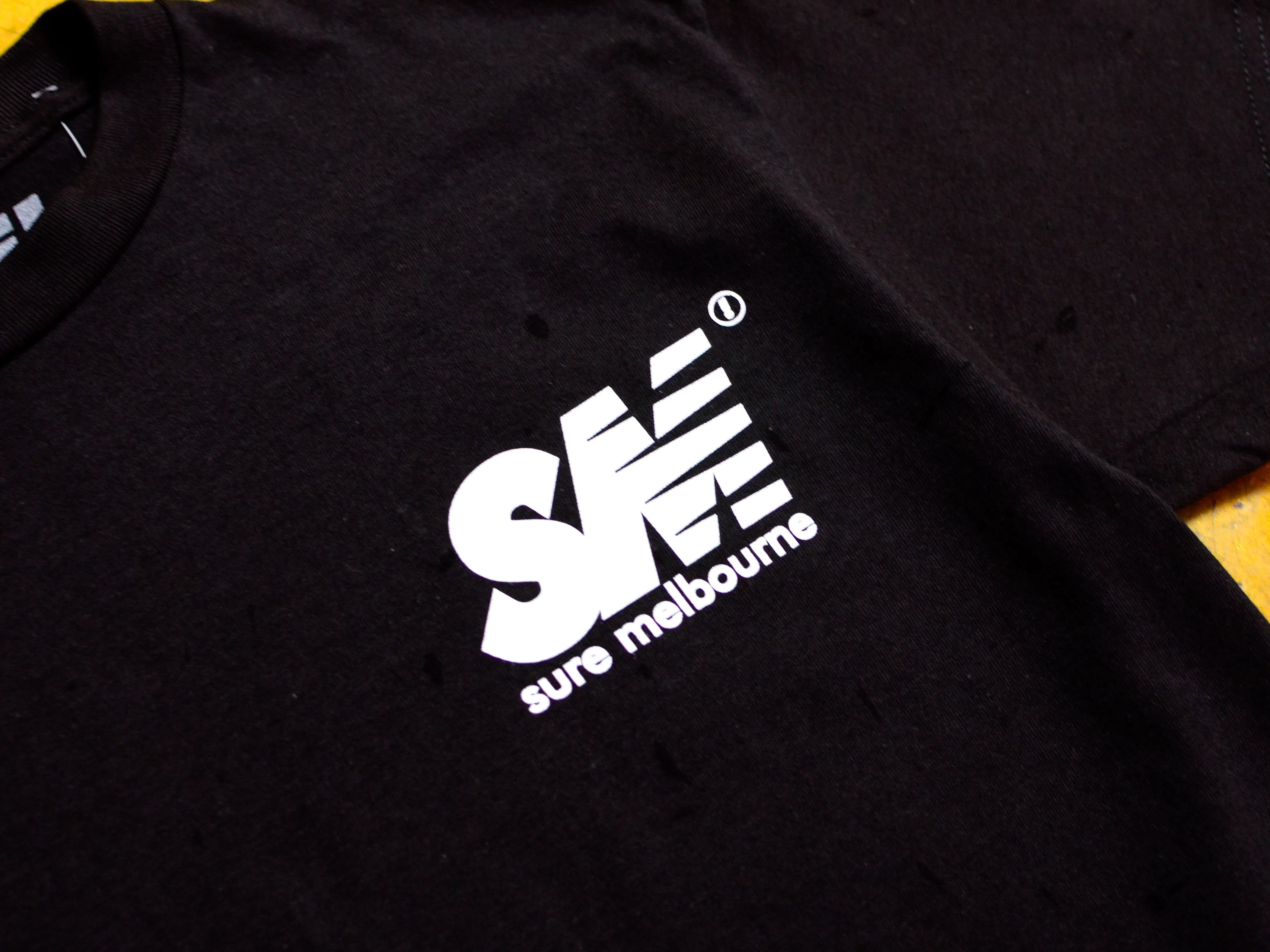 SM T-Shirt - Black / White