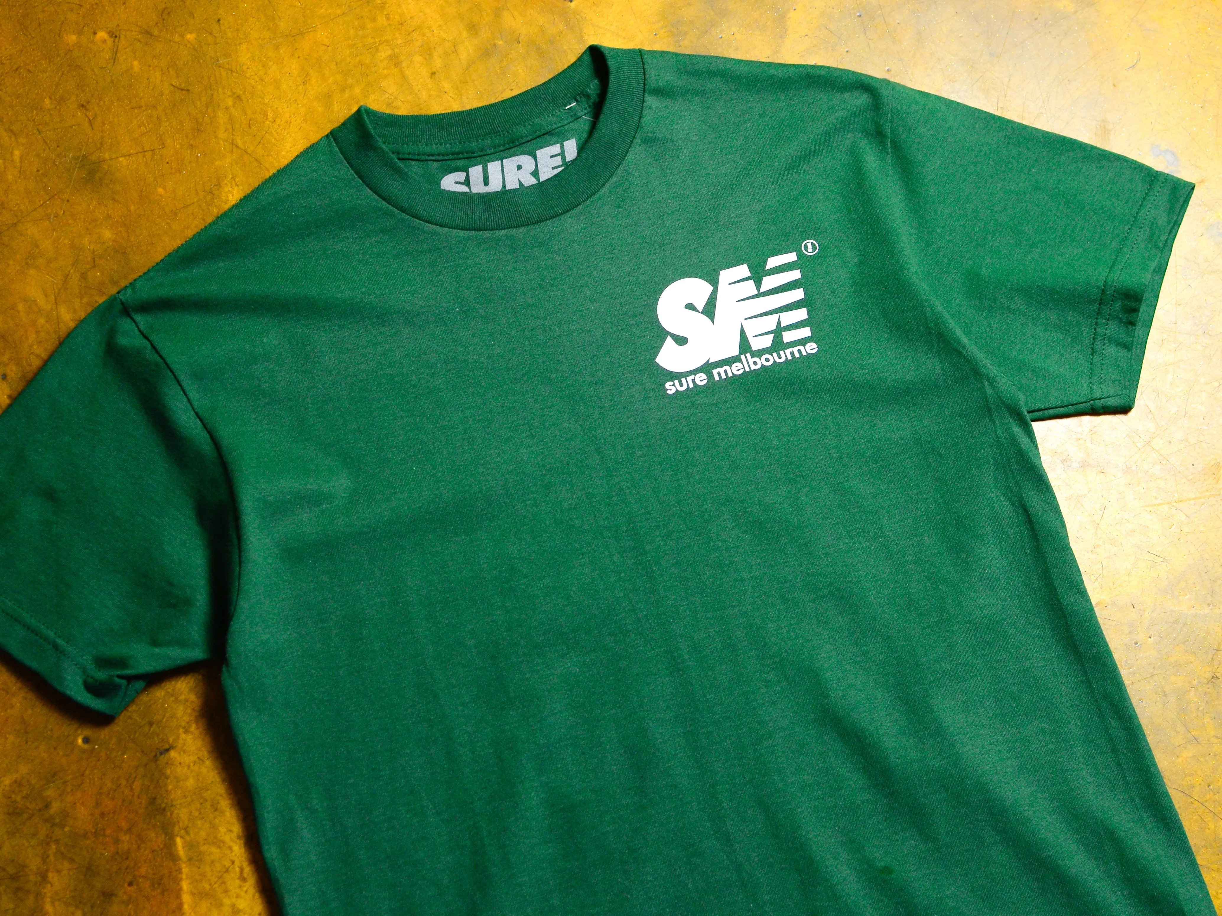 SM T-Shirt - Forest Green / White
