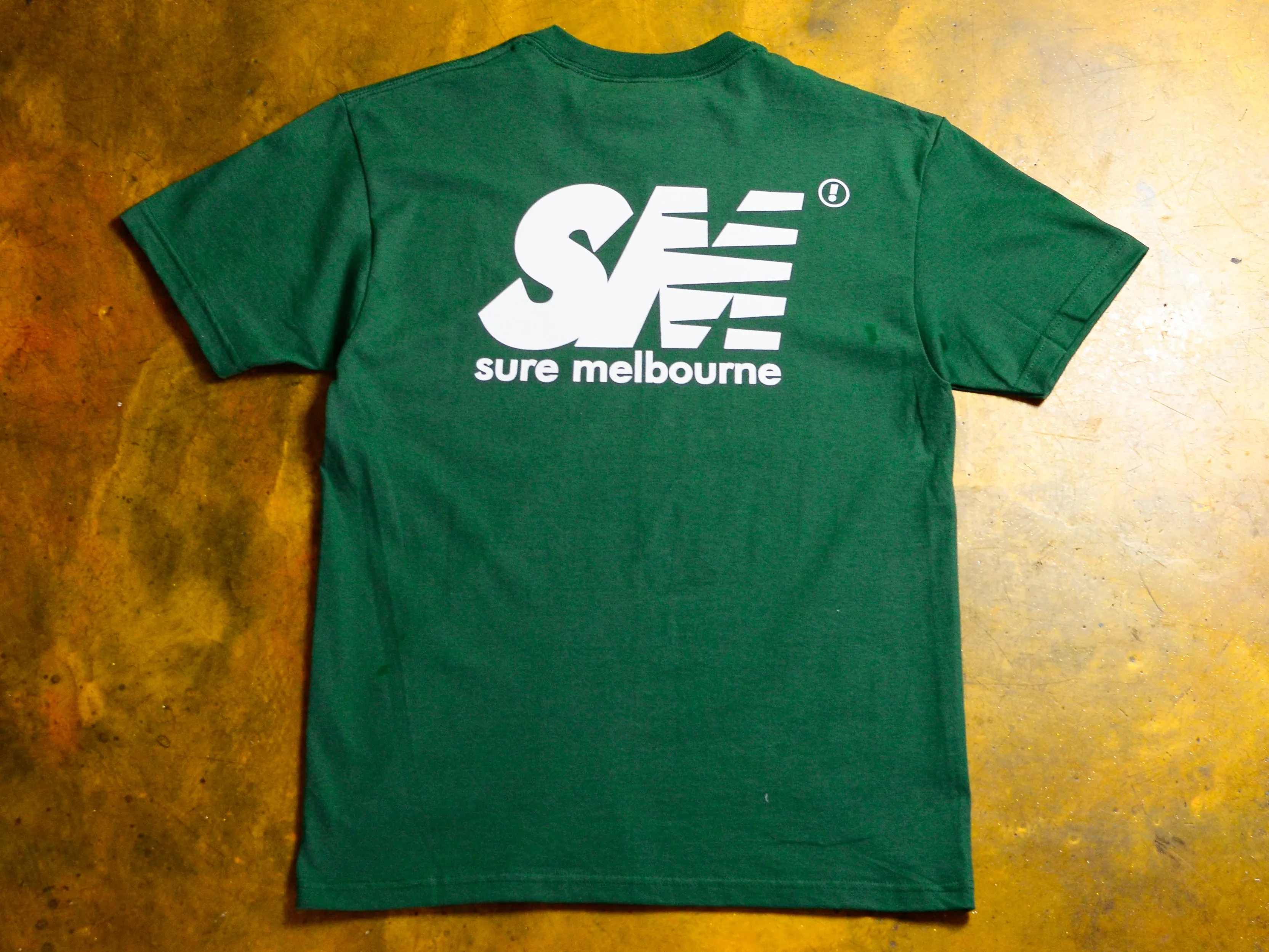 SM T-Shirt - Forest Green / White