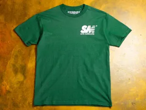 SM T-Shirt - Forest Green / White