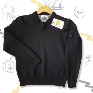 Stone Island Knitted Black Sweatshirt / Jumper(XS)