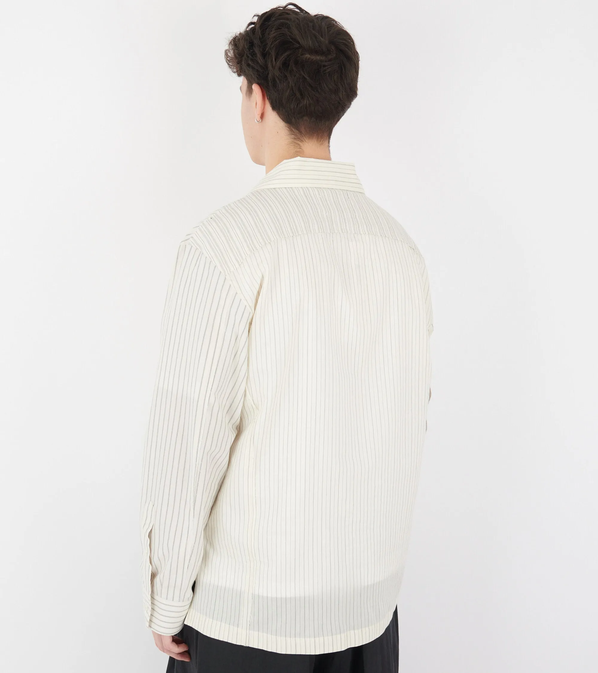 Striped Shirt Ecru