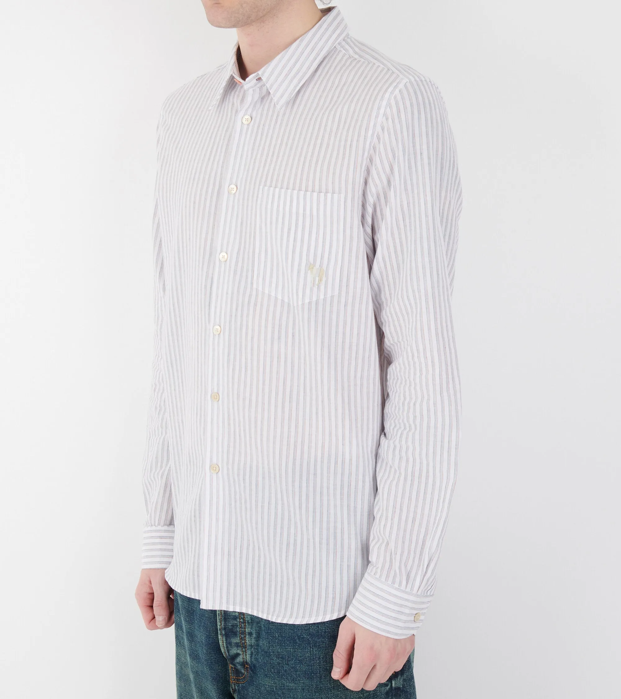 Striped Shirt White/Multi