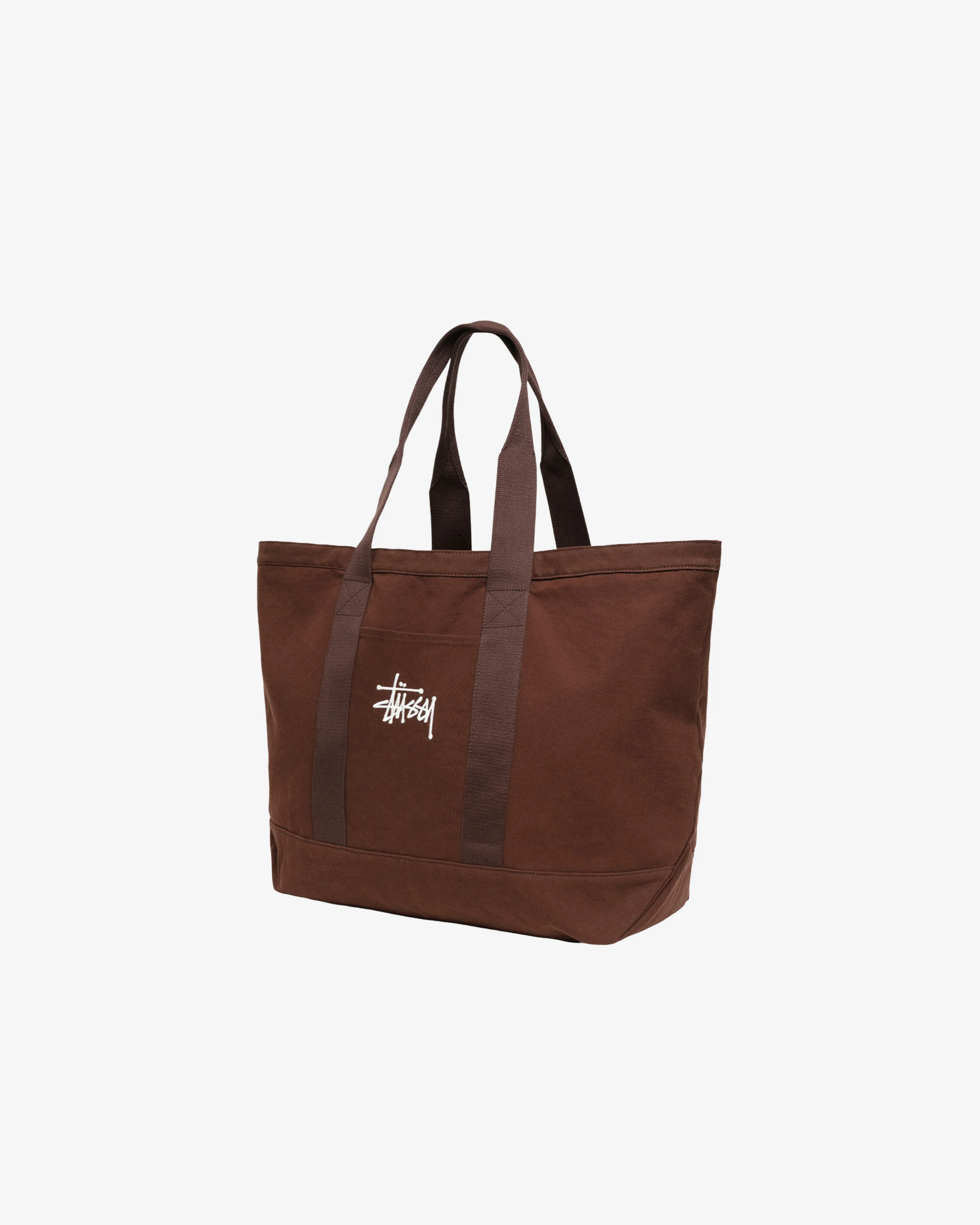 Stssy - Men's Canvas Extra Large Tote Bag - (Brown)